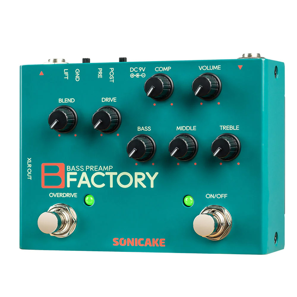 SONICAKE B Factory DuaLane Bass Preamp Pedalı Fiyatı, Özellikleri